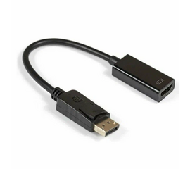  Кабель-переходник ExeGate EX-DPM-HDMIF-0.1 EX294706RUS DisplayPort-HDMI 20M/19F 0,1м 