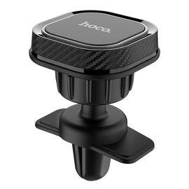  Автомобильный держатель HOCO CA52 Intelligent air outlet (чёрно-серый) 