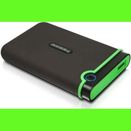  HDD ext 2.5" 1.0TB USB3.0 Transcend StoreJet 25M3S Slim, прорезиненный, стальной серый (TS1TSJ25M3S) военный стандарт MIL-STD-810F 516.5 