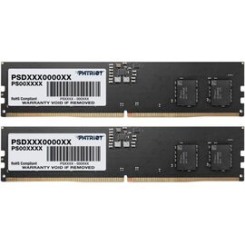 ОЗУ Patriot Signature (PSD516G4800K) DDR5 2x8Gb 4800MHz RTL PC5-38400 CL40 DIMM ECC 288-pin 1.1В 