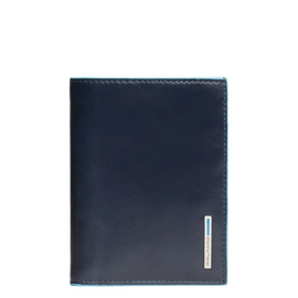  Кошелек мужской Piquadro Blue Square PU1393B2/BLU2 кожа натуральная, темно-синий 