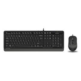  Клавиатура + мышь A4Tech Fstyler F1010 клав:черный/серый мышь:черный/серый USB Multimedia 