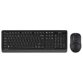  Клавиатура + мышь A4Tech Fstyler FG1012 клав:черный мышь:черный 