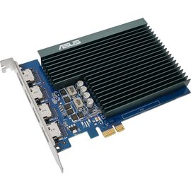  Видеокарта Asus GeForce GT 730 GT730-4H-SL-2GD5 PCI-E 2Gb GDDR5 902/5010 HDMIx4 HDCP Ret 