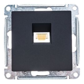  Розетка компьютерная Schneider Electric AtlasDesign ATN001083 RJ45, механизм, Карбон 