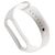  Ремешок силиконовый для фитнес-браслета Xiaomi Mi Band 5/6/Amazfit Band 5, белый 