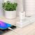  Адаптер Сетевой с кабелем Borofone BA20A Sharp 1USB/5V/2.1A +Type-C (white) 