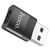  Переходник USB - Type-C(f) HOCO UA17, пластик, OTG, цвет: чёрный (1/32/320) 