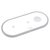  Беспроводное зарядное устройство HOCO CW24 Handsome 3-in-1 для iPhone+Airpods+Apple Watch с Кабелем Type-C, 2.0A, 10W, белый 