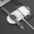  Беспроводное зарядное устройство HOCO CW24 Handsome 3-in-1 для iPhone+Airpods+Apple Watch с Кабелем Type-C, 2.0A, 10W, белый 