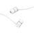  Проводные наушники BOROFONE BM31 Mysterious, Jack 3.5mm, 1.2 м, белый 