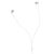  Проводные наушники HOCO M70 Graceful, Jack 3.5mm, 1.2 м, белый 