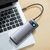  USB HUB разветвитель BASEUS Metal Gleam Series 8 в 1 Type-C (m) - 2xUSB3.0 + Type-C PD + 2xHDMI + RJ45 + SD/TF, серый 