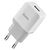  Сетевое зарядное устройство HOCO C22A Little 1xUSB с Кабелем USB - Lightning, 2.4A, 10.8W, белый 