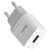  Сетевое зарядное устройство HOCO C22A Little 1xUSB с Кабелем USB - Lightning, 2.4A, 10.8W, белый 