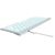  Клавиатура A4Tech Fstyler FX61 белый USB slim LED (FX61 White) 