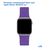  Ремешок силиконовый Great Case Sport для Apple Watch 38/40/41 мм, 225мм, на кнопке, темно-фиолетовый (30) 