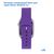  Ремешок силиконовый Great Case Sport для Apple Watch 38/40/41 мм, 225мм, на кнопке, темно-фиолетовый (30) 