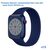  Ремешок-браслет силиконовый Great Case Solo Loop для Apple Watch 38/40/41 мм, S(128мм), синий (13) 