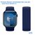  Ремешок-браслет силиконовый Great Case Solo Loop для Apple Watch 38/40/41 мм, S(128мм), синий (13) 