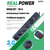  Сетевой фильтр Perfeo "REAL  POWER", 3,0м, 5 розеток, 16А, 3500 Вт, тройная защита, черный. 