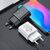  Блок питания сетевой 1 USB Borofone, BA52A, Gamble, 2100mA, пластик, огнестойкий, цвет: чёрный(1/66/254) 