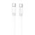  Кабель Type-C - Type-C Borofone BX89 100см 3A (white/gray) (217502) 
