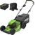  Газонокосилка аккумуляторная GreenWorks GD60LM46HPK4 (2502807UB) 
