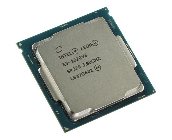  Процессор Intel Xeon E3-1220 v6 LGA 1151 8Mb 3.0Ghz (CM8067702870812S R329) <CM8067702870812S R329> 