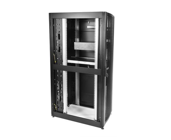 Шкаф серверный ЦМО (ШТК-СП-48.8.12-48АА-9005) напольный 48U 800x1130мм пер.дв.перфор. задн.дв.перфор 