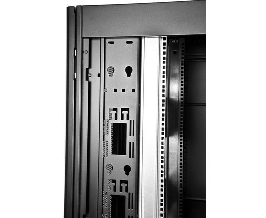  Шкаф серверный ЦМО (ШТК-СП-48.8.12-48АА-9005) напольный 48U 800x1130мм пер.дв.перфор. задн.дв.перфор 