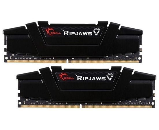  Модуль памяти  G.SKILL RIPJAWS V DDR4 64GB (2x32GB kit) 3200MHz CL16 1.35V / F4-3200C16D-64GVK / CLASSIC BLACK 