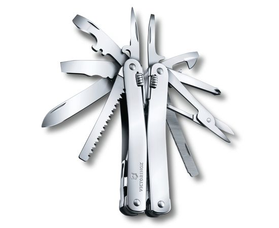 Мультитул Victorinox SwissTool Spirit X (3.0224.LB1) 105мм 26функций серебристый блистер 