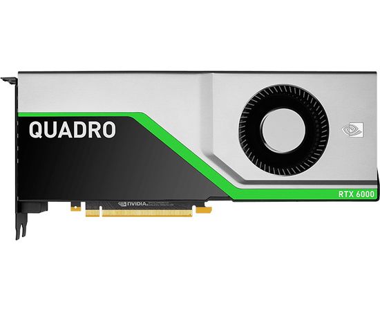  Видеокарта PNY VCQRTX6000-SB VGA NVIDIA Quadro RTX 6000,24 GB GDDR6/384 bit, PCI Express 3.0 x16, 4xDP+VirtualLink 