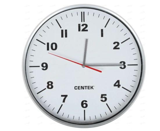  Часы настенные CENTEK СТ-7100 белый 