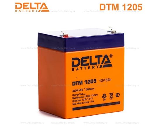  Батарея для ИБП Delta DTM 1205 12В 5Ач 