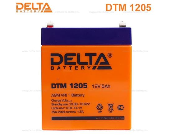  Батарея для ИБП Delta DTM 1205 12В 5Ач 