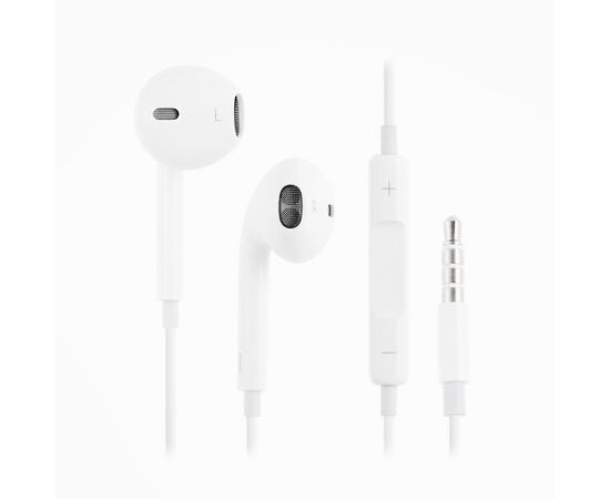  Проводные наушники с микрофоном вкладыши - EaePods MD827ZM (white) 