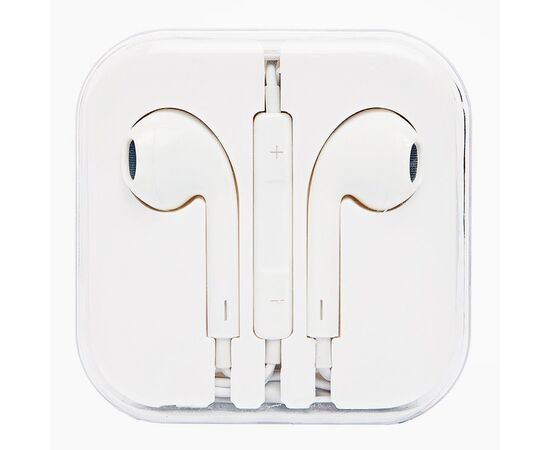  Проводные наушники с микрофоном вкладыши - EaePods MD827ZM (white) 