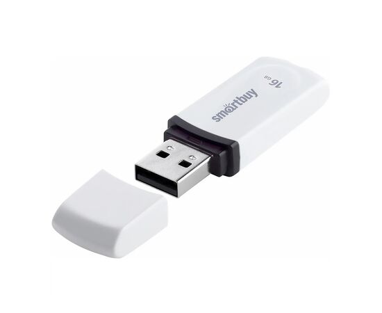  Флэш накопитель USB 16 Гб Smart Buy Paean (white) 