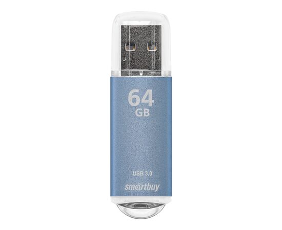  USB 3.0  64GB  Smart Buy  V-Cut  синий 