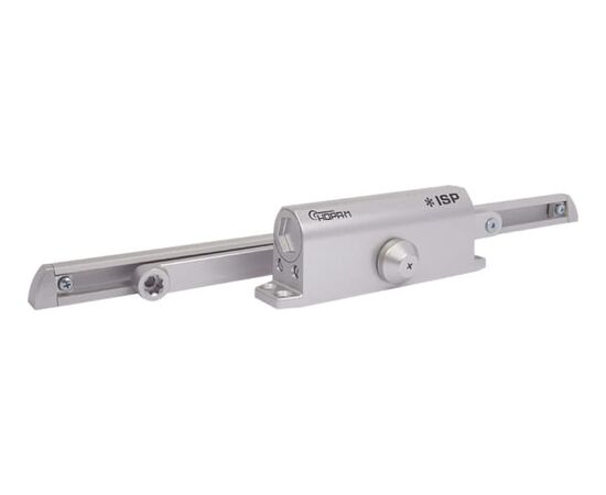  Доводчик НОРА-М Isparus 430 Slider (18776) дверной со скользащей тягой 40-100кг серебро 