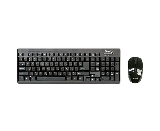  Беспроводной набор Dialog Pointer RF KMROP-4010U мембранная клавиатура+мышь (black) (73889) 