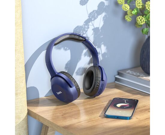  Bluetooth-наушники полноразмерные Hoco W33 Art (blue) (207619) 