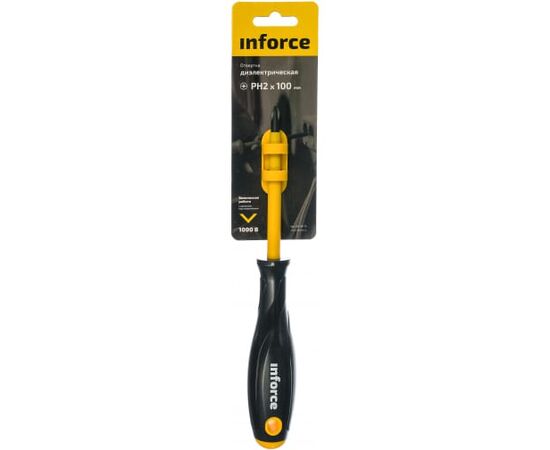  Отвертка диэлектрическая Inforce 06-09-75 PH2х100мм 