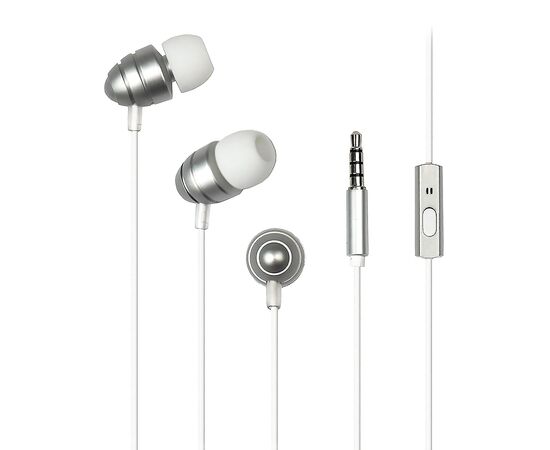  Проводные наушники внутриканальные Dialog EP-F55 Jack 3,5 (silver) (77074) 