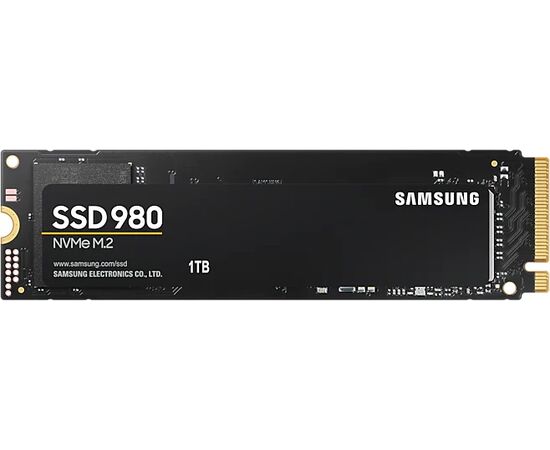  SSD Samsung 980 SSD 1TB  MZ-V8V1T0BW V-NAND 3-bit MLC, M.2 (2280) PCIe 3.0 x4, NVMe 1.4, R3500/W3000, 480000 IOPS 