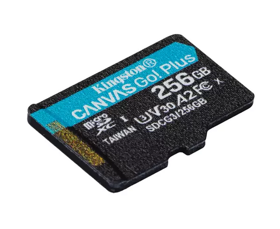  Карта памяти Kingston Canvas Go Plus (SDCG3/256GBSP) microSDXC 256Gb Class10 w/o adapter 