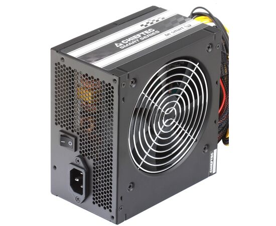  Блок питания CHIEFTEC GPS-550A8, Retail, 550W, v.2.3/EPS, КПД > 80%, A.PFC, 2x PCI-E (6+2-Pin), 4x SATA, 2x MOLEX, Fan 12cm 