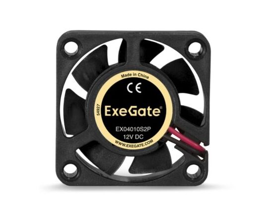  Вентилятор Exegate EX04010S2P EX283363RUS 40x40x10 мм, подшипник скольжения, 2pin, 5500RPM, 22dBA 
